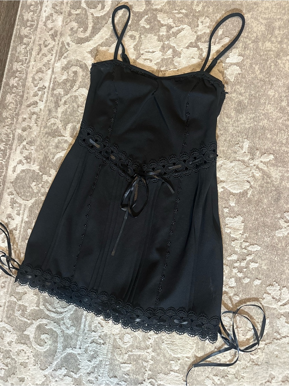 Black mini For Love and Lemons dress
